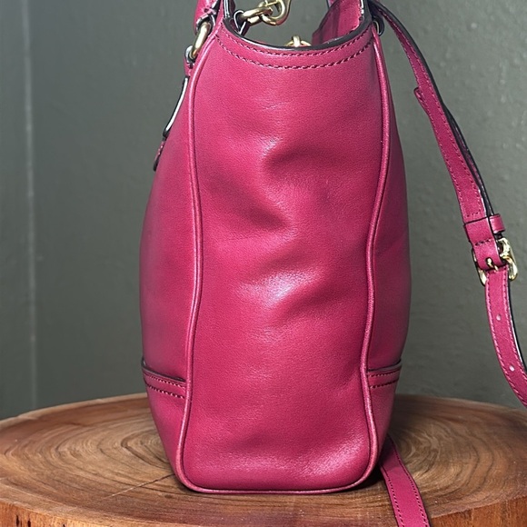 COACH Legacy Leather Mini Tanner Satchel/Crossbody - Picture 4 of 16